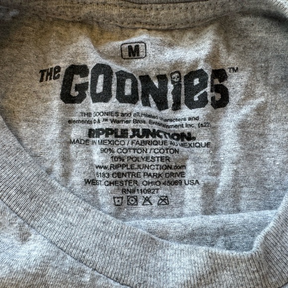 The Goonies Ripple Junction Men’s White T-Shirt Size Medium. - Picture 4 of 4